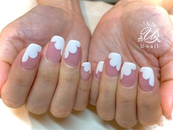 ユーネイル(U-nail)/もこもこフレンチ