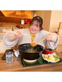 ネーム(Nemu) でかすぎるカレーうどんが似合いすぎて撮ってもらいました!!笑
