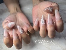 クリーク(CREEK)/春カラーオーロラ桜スカルプ