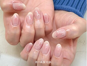 ビアンカ 武蔵浦和店(Bianca)の写真/初めてさん大歓迎♪「派手はできないけど綺麗にしたい」を叶える、オフィス・日常に映えるシンプルネイル！