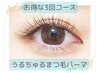 うるちゅる まつ毛パーマ ◇美容液付き【3回コース】 ¥14,940