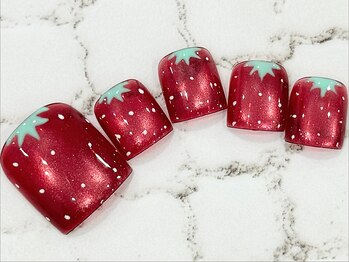チェリーズネイル(Cherrys Nail)の写真/一度で魅せる!トレンドのマグネットフットネイルで、周りと差がつくかわいい指先を演出します♪