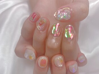シェリーラメール 渋谷(cherielamer)/うるうるnail ¥9500