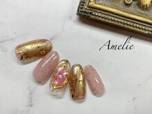 アメリ(Amelie)/ピンク/アート/ワンカラー