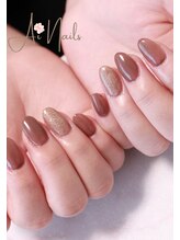 アイネイルズ(Ai nails)/【スカルプ長さだし】＋デザイン