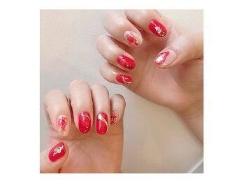 リッシュネイルアンドアイラッシュ グランデ(Riche nail&eyelash grande)/red☆