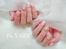 ユーネイルズ 恵比寿(Yu.NAILS.)/春カラー◎大理石ネイル