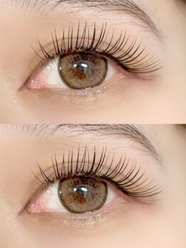 アリー(AREY)の写真/駅近で21時迄営業♪早くて丁寧な施術でモチが良い◎目の形に合ったあなたに似合うデザインを叶えます☆