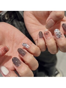 サイン(sin.)の写真/〈パラジェル〉ニュアンス,韓国ネイルetcトレンドを抑えたサンプルデザインコース◆随時デザイン更新中!!