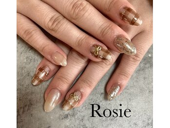 ロージィ(Rosie)/チェックネイル