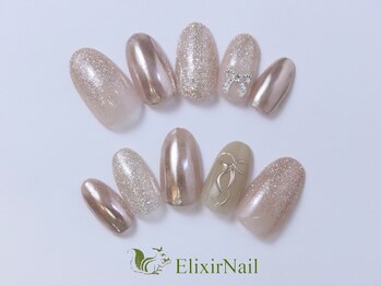 エリクサーネイル 神田(Elixir Nail)/シンプル/クーポン使用