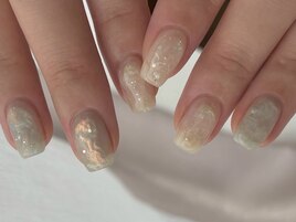 淡色カラー ニュアンスネイル