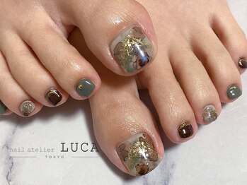 ネイルアトリエルカ(nail atelier LUCA)/W-412 インクニュアンスネイル