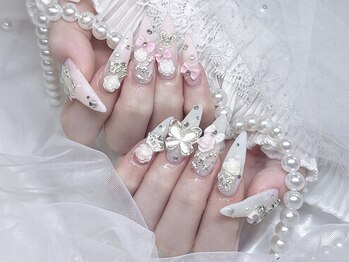 モカ 心斎橋(moca by Lee)/【Nanako】ガーリーネイル