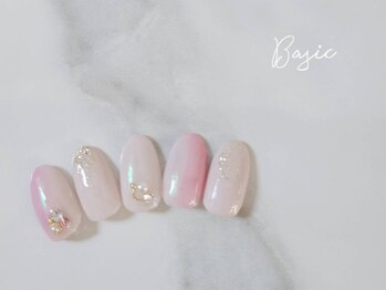 ベーシック ネイルウィザードアカデミー 麻布十番店(Basic×NailWizardAcademy)/9月厳選4種トレンドデザイン1