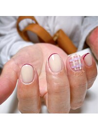 大人カジュアルなチェック