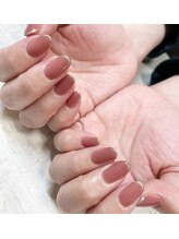 サロンパルヨン ヘアー アンド ネイル(SALON paljon Hair&Nail)/ラメの細フレンチ