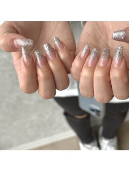 スイートネイル(SWEET NAIL)/【1時間で仕上がる】ラメグラ