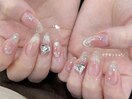ちゅるちゅるチークネイル