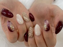 ディーネイル 池袋(D-nail)/【山崎】秋のニュアンスネイル