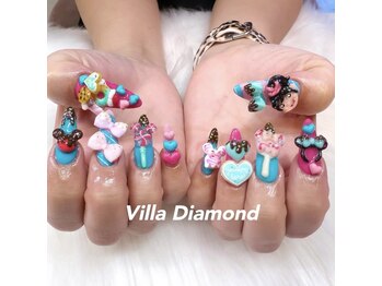 3Dパーツネイル