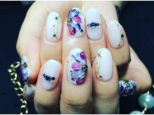 リエル(Riel)/アート満載華やかフラワーネイル