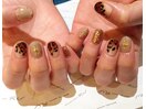 ヒョウ柄ネイル