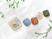 ネイルサロン ふるる 大須店/☆フットミディアムネイル#241