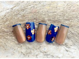 ホロお花ネイル