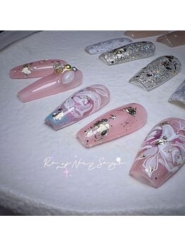 ララズネイル(Rara's Nail)/薔薇☆手描きアート