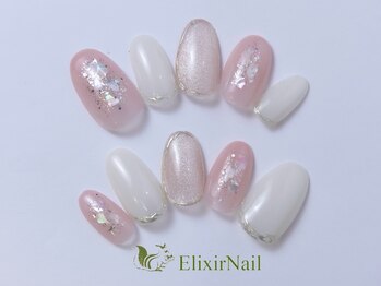 エリクサーネイル 神田(Elixir Nail)/シンプル/クーポン使用