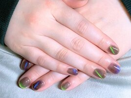 《レインボーマグネットnail》