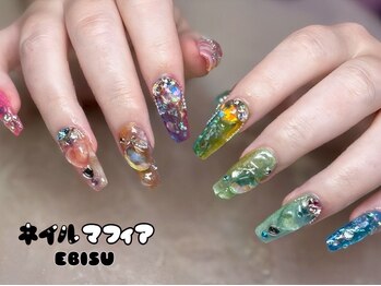 ネイルマフィア 恵比寿(NAIL MAFIA)の写真/【お持ち込みデザインも!!】王道モテネイルから強め海外風まで幅広く対応可能です◎≪平日21時まで営業≫