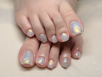 ヒリビューティー(Hili beauty)の写真/イベント前やブライダルにお勧め◇イベントや特別な日に華やかアートを思いっきり楽しめる贅沢ネイル♪