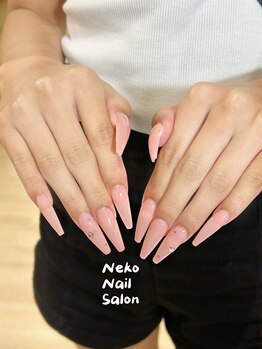 ネコ(Neko)/ロング　ちゅるんワンカラー