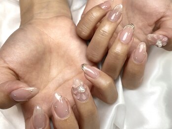 アトリエエル(atelier eL)/ぷくぷくフラワーネイル