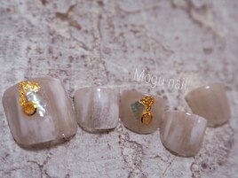 大人夏フットネイル