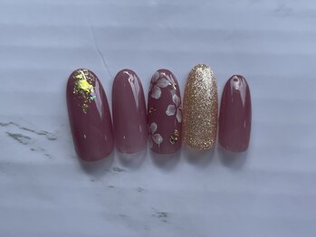 ミオリィ(meoli)/ワンカラー＋フラワー