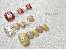 ルークネイル 恵比寿店(LUKE NAIL)/ゴージャスフットネイル　春夏