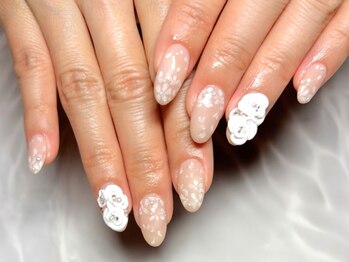 ネイルサロンブリス(nail salon Bliss)/☆特別な3Dフラワーネイル☆