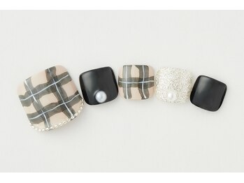 アトリエプラスエヌ(Atelier+N)/【フットネイル】インクチェック