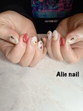 アリーネイル(Alie nail)/【定額アートコース】シンプル