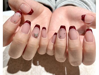 カラン 焼津店(CALIN)/ボルドーフレンチネイル