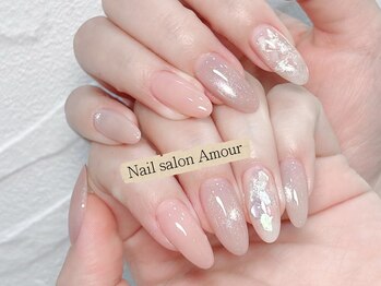 アムールユシマテン 上野湯島店(Amour)/キラキラ春ネイル