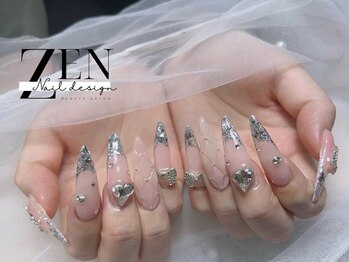 ゼン ネイル デザイン 池袋(ZEN NAIL DESIGN)/長さだしやり放題×つけ放題