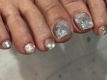 サトリネイルルーム(Satoril..nail room)/海空 foot design〇
