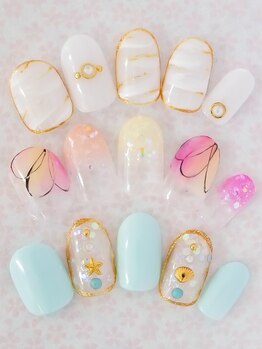 アフロディーテ(Aphrodite)/春夏ネイル☆