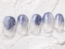 ぷっくりブルーニュアンス￥8050