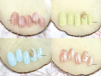 ルナ レインボー(Luna Rainbow)の写真/【4週間以内再来"付替えオフ無料"】カラーは200色以上ご用意☆絶妙な色の違いやニュアンスを楽しんで♪