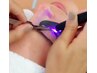 まつげに優しいまつげパーマ＋LEDフラット上下で100本(美容液＋コーティング)